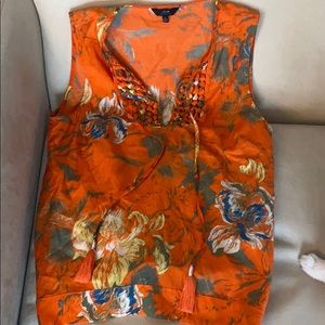 Joe’s jeans Orange floral top